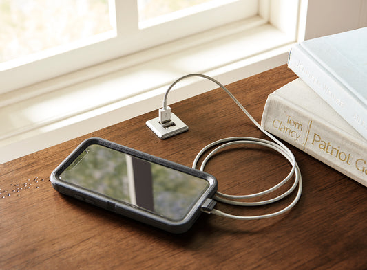 Farmhouse Chic 2-Drawer Nightstand