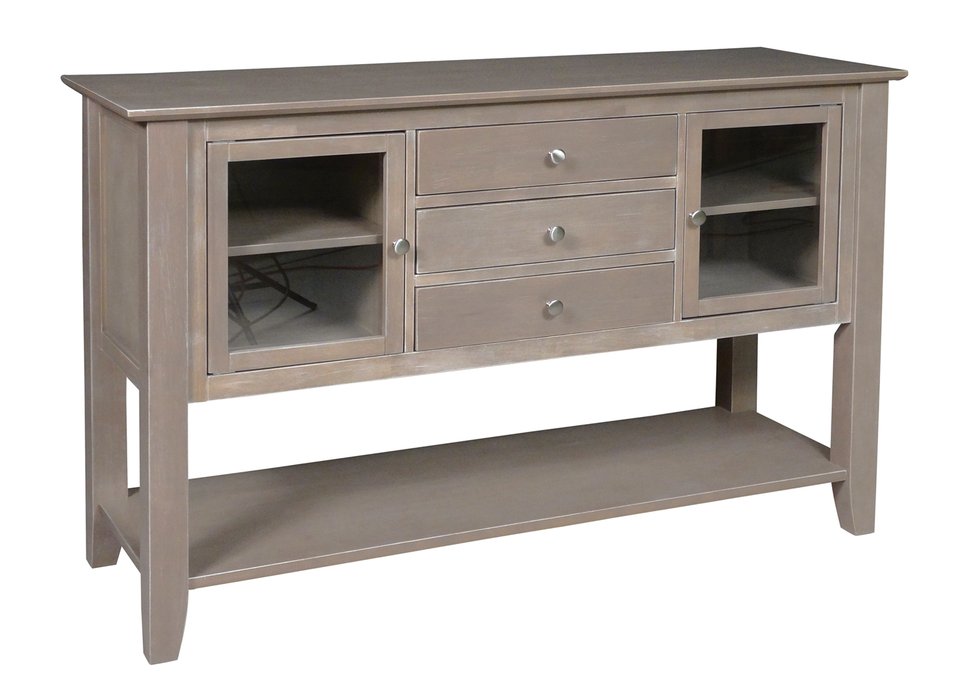 Cosmopolitan Dining Server in Taupe Gray