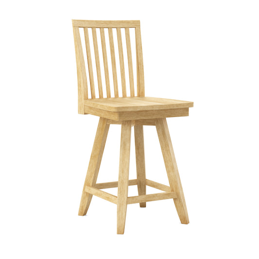 24" Mission Counter Swivel Stool