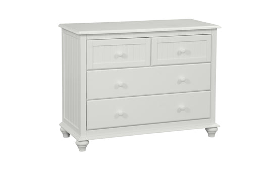 Cottage 4 Drawer Chest - Pure White