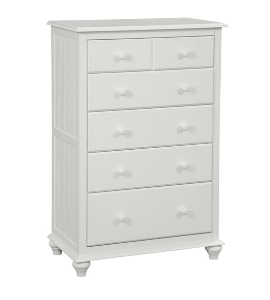 Cottage 5 Drawer Chest - Pure White