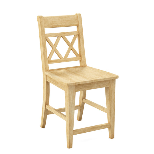 24" Canyon Double X Back Counter Stool