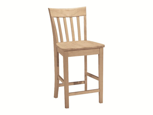 24" Slatback Counter Stool